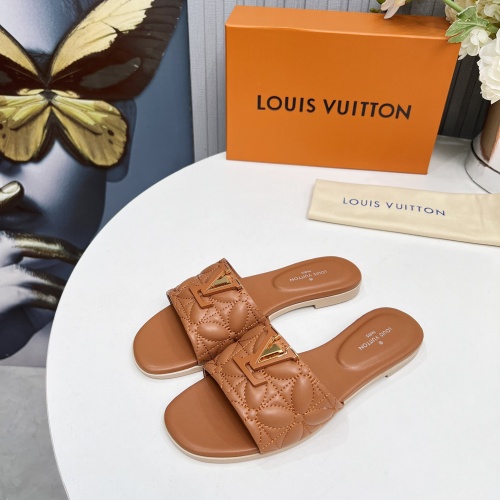 Wholesale Louis Vuitton Slippers For Women #1259067 $85.00 USD, Wholesale Quality Replica Louis Vuitton Slippers