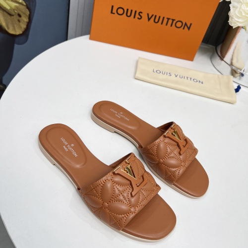 Replica Louis Vuitton Slippers For Women #1259067 $85.00 USD for Wholesale