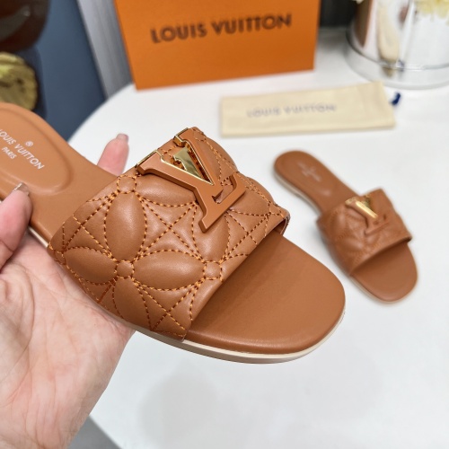 Replica Louis Vuitton Slippers For Women #1259067 $85.00 USD for Wholesale