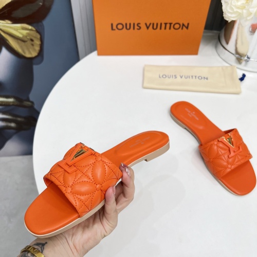 Replica Louis Vuitton Slippers For Women #1259068 $85.00 USD for Wholesale