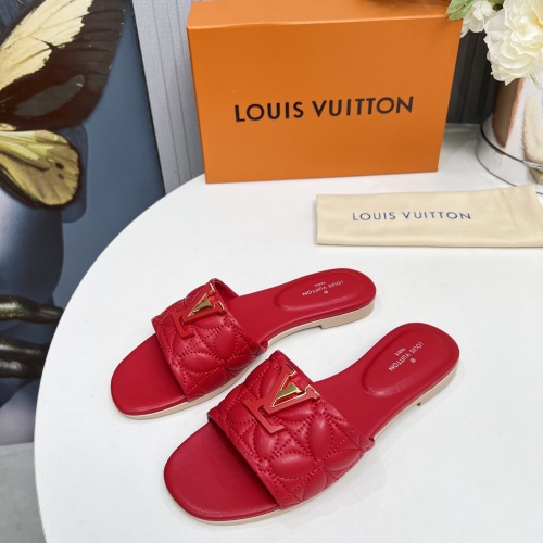 Wholesale Louis Vuitton Slippers For Women #1259070 $85.00 USD, Wholesale Quality Replica Louis Vuitton Slippers