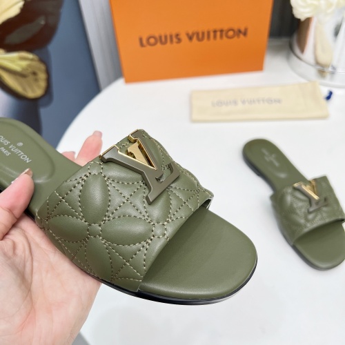 Replica Louis Vuitton Slippers For Women #1259071 $85.00 USD for Wholesale