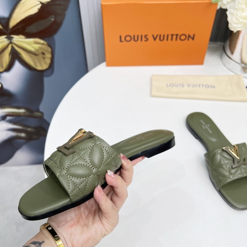 Replica Louis Vuitton Slippers For Women #1259071 $85.00 USD for Wholesale