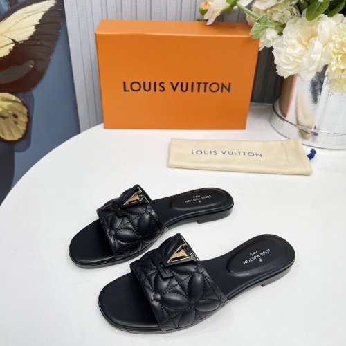 Wholesale Louis Vuitton Slippers For Women #1259072 $85.00 USD, Wholesale Quality Replica Louis Vuitton Slippers