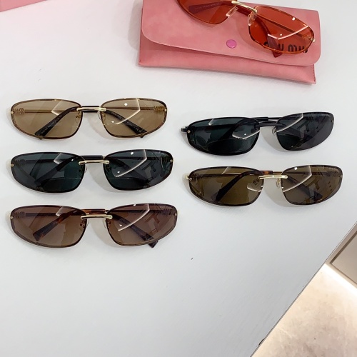 Replica MIU MIU AAA Quality Sunglasses #1259077 $60.00 USD for Wholesale