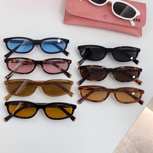 Replica MIU MIU AAA Quality Sunglasses #1259081 $45.00 USD for Wholesale