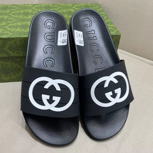 Wholesale Gucci Slippers For Men #1259100 $56.00 USD, Wholesale Quality Replica Gucci Slippers