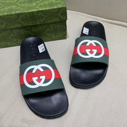 Replica Gucci Slippers For Women #1259101 $56.00 USD for Wholesale