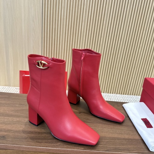 Replica Valentino Boots For Women #1259116 $128.00 USD for Wholesale