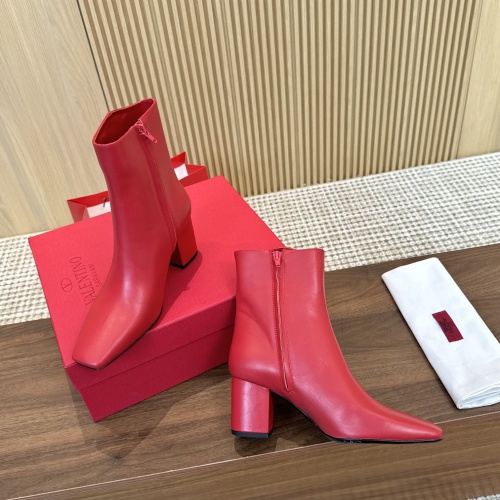 Replica Valentino Boots For Women #1259116 $128.00 USD for Wholesale