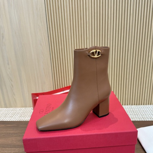 Replica Valentino Boots For Women #1259117 $128.00 USD for Wholesale