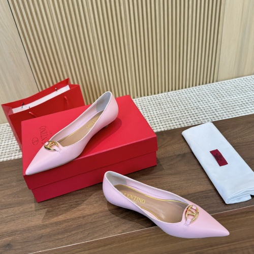 Replica Valentino Flat Shoes For Women #1259152 $102.00 USD for Wholesale