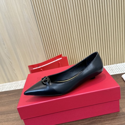 Replica Valentino Flat Shoes For Women #1259158 $102.00 USD for Wholesale