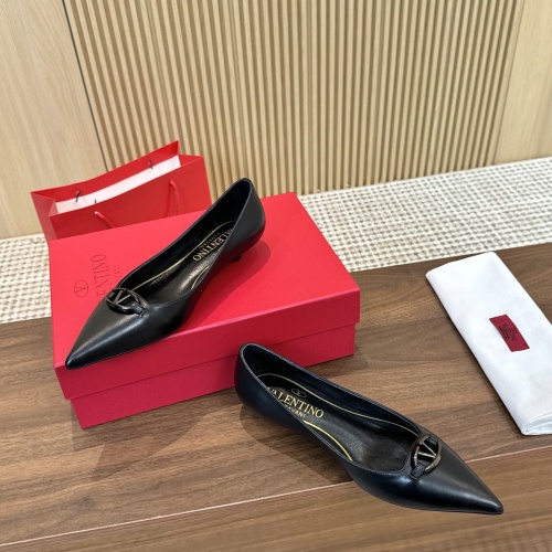 Replica Valentino Flat Shoes For Women #1259158 $102.00 USD for Wholesale