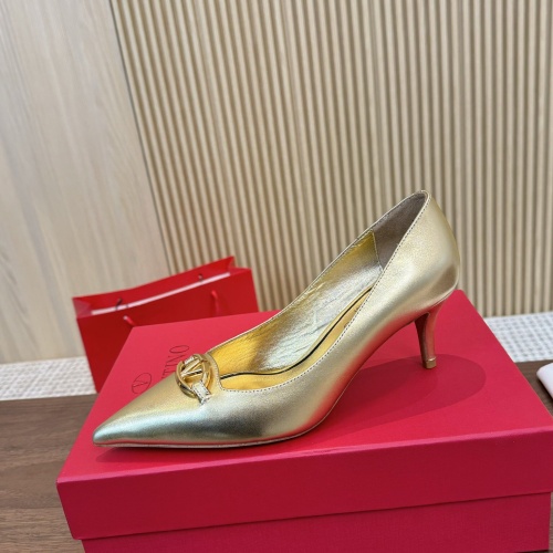 Replica Valentino High-Heeled Shoes For Women #1259167 $102.00 USD for Wholesale