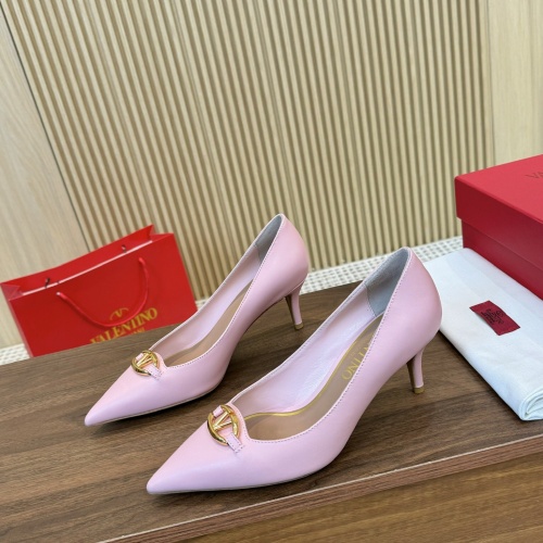 Replica Valentino High-Heeled Shoes For Women #1259171 $102.00 USD for Wholesale