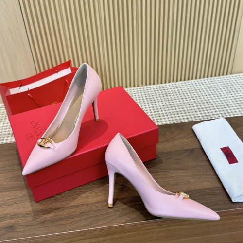 Wholesale Valentino High-Heeled Shoes For Women #1259172 $102.00 USD, Wholesale Quality Replica Valentino High-Heeled Shoes