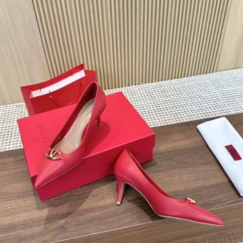 Wholesale Valentino High-Heeled Shoes For Women #1259175 $102.00 USD, Wholesale Quality Replica Valentino High-Heeled Shoes