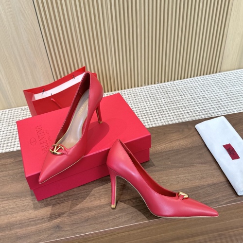 Wholesale Valentino High-Heeled Shoes For Women #1259176 $102.00 USD, Wholesale Quality Replica Valentino High-Heeled Shoes