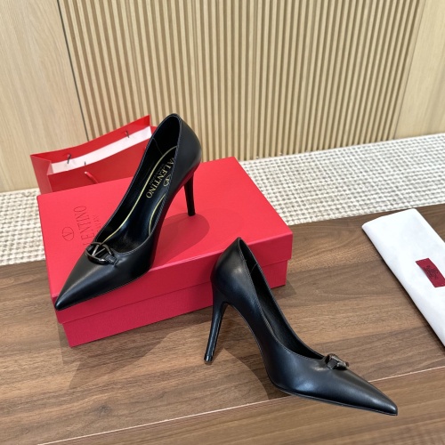 Wholesale Valentino High-Heeled Shoes For Women #1259180 $102.00 USD, Wholesale Quality Replica Valentino High-Heeled Shoes