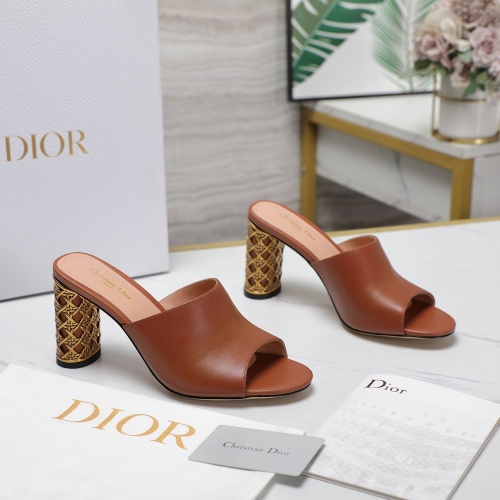 Replica Christian Dior Slippers For Women #1259188 $108.00 USD for Wholesale