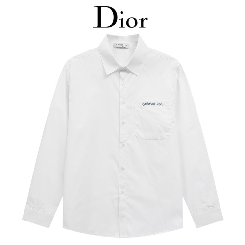 Wholesale Christian Dior Shirts Long Sleeved For Men #1259226 $42.00 USD, Wholesale Quality Replica Christian Dior Shirts