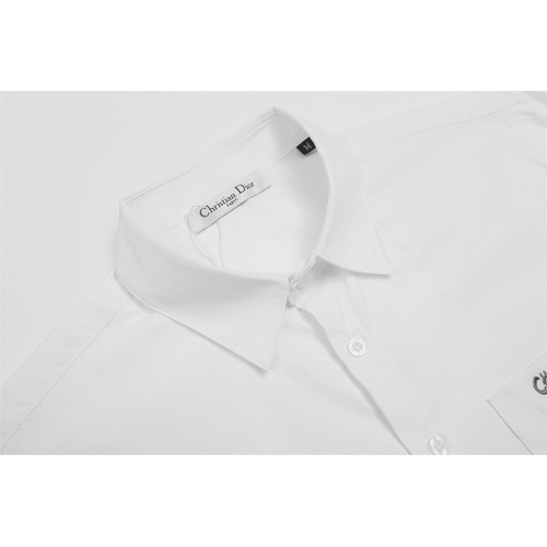 Replica Christian Dior Shirts Long Sleeved For Men #1259226 $42.00 USD for Wholesale