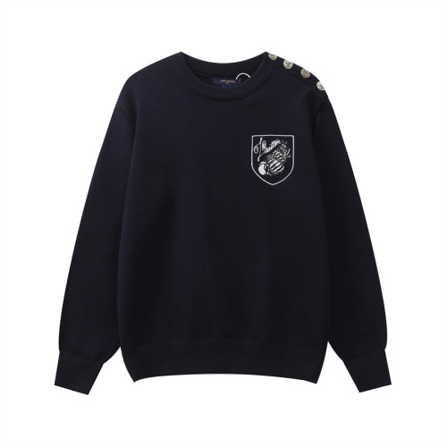 Wholesale Louis Vuitton LV Sweaters Long Sleeved For Unisex #1259246 $64.00 USD, Wholesale Quality Replica Louis Vuitton LV Sweaters