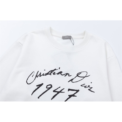 Replica Christian Dior Hoodies Long Sleeved For Unisex #1259269 $56.00 USD for Wholesale