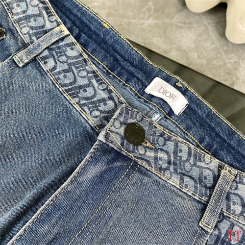 Replica Christian Dior Jeans For Unisex #1259381 $60.00 USD for Wholesale