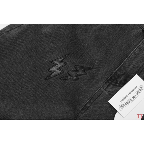 Replica Chrome Hearts Jeans For Men #1259387 $48.00 USD for Wholesale