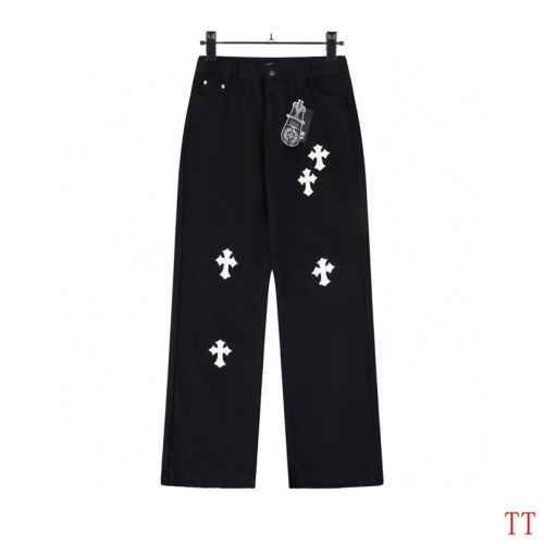 Wholesale Chrome Hearts Jeans For Men #1259393 $48.00 USD, Wholesale Quality Replica Chrome Hearts Jeans