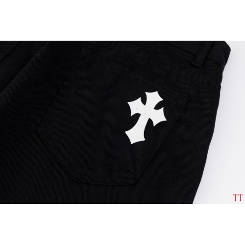 Replica Chrome Hearts Jeans For Men #1259393 $48.00 USD for Wholesale