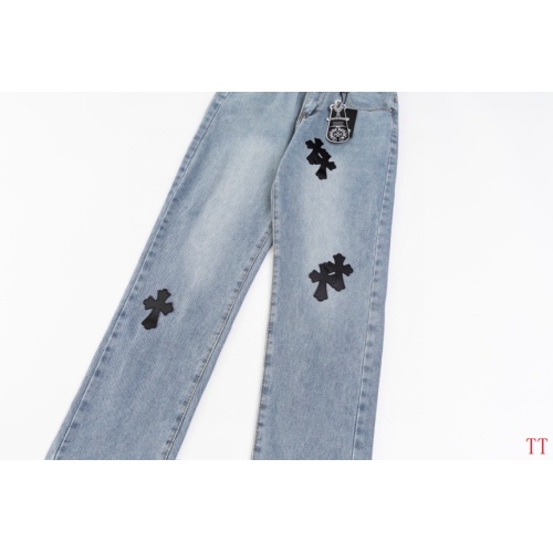 Replica Chrome Hearts Jeans For Men #1259397 $48.00 USD for Wholesale