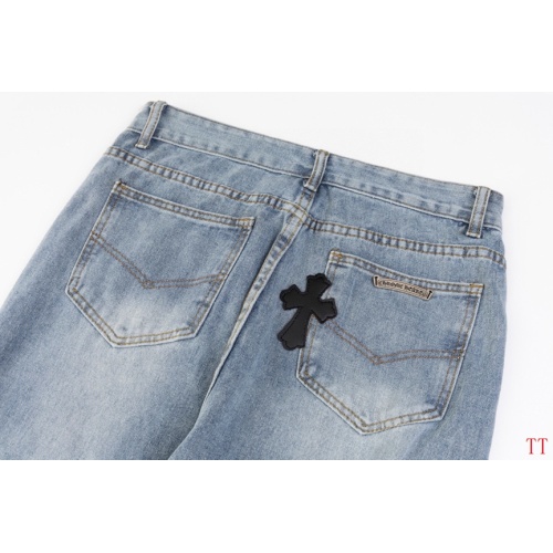 Replica Chrome Hearts Jeans For Men #1259397 $48.00 USD for Wholesale