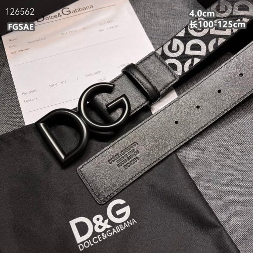 Replica Dolce & Gabbana D&G AAA Quality Belts For Men #1259401 $60.00 USD for Wholesale