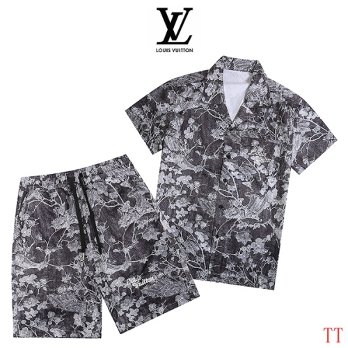 Wholesale Louis Vuitton LV Tracksuits Short Sleeved For Men #1259407 $52.00 USD, Wholesale Quality Replica Louis Vuitton LV Tracksuits