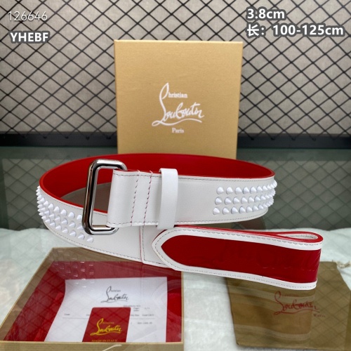 Replica Christian Louboutin CL AAA Quality Belts For Men #1259423 $98.00 USD for Wholesale