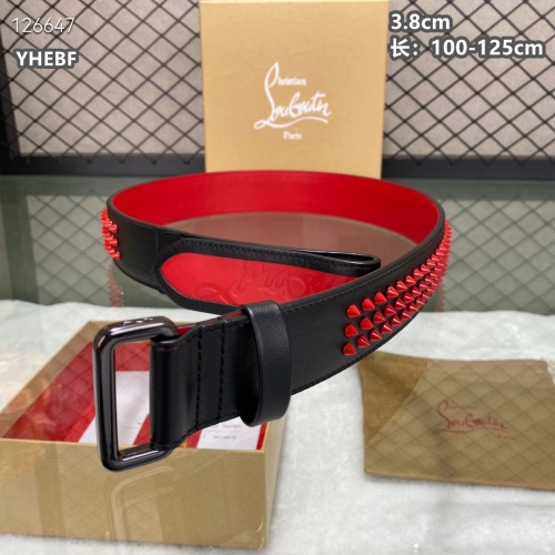 Wholesale Christian Louboutin CL AAA Quality Belts For Men #1259424 $98.00 USD, Wholesale Quality Replica Christian Louboutin CL AAA Quality Belts