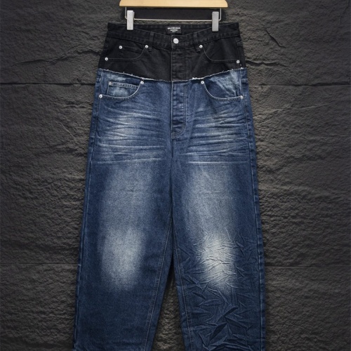 Wholesale Balenciaga Jeans For Men #1259492 $88.00 USD, Wholesale Quality Replica Balenciaga Jeans