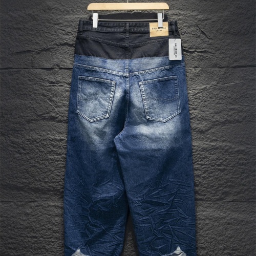 Replica Balenciaga Jeans For Men #1259492 $88.00 USD for Wholesale