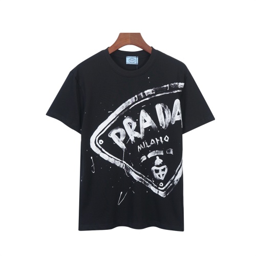 Wholesale Prada T-Shirts Short Sleeved For Unisex #1259556 $34.00 USD, Wholesale Quality Replica Prada T-Shirts