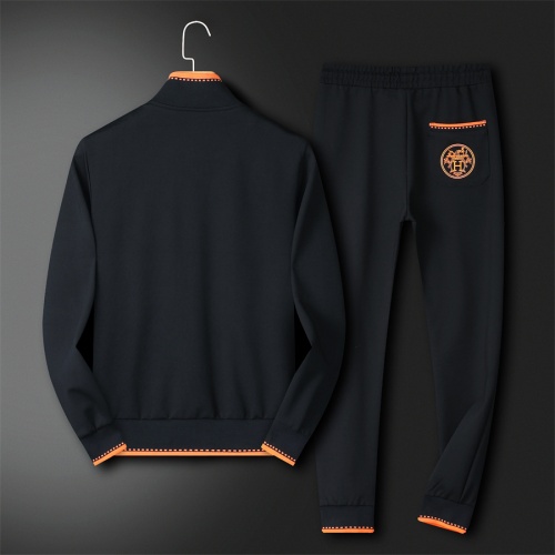 Replica Hermes Tracksuits Long Sleeved For Men #1259639 $92.00 USD for Wholesale