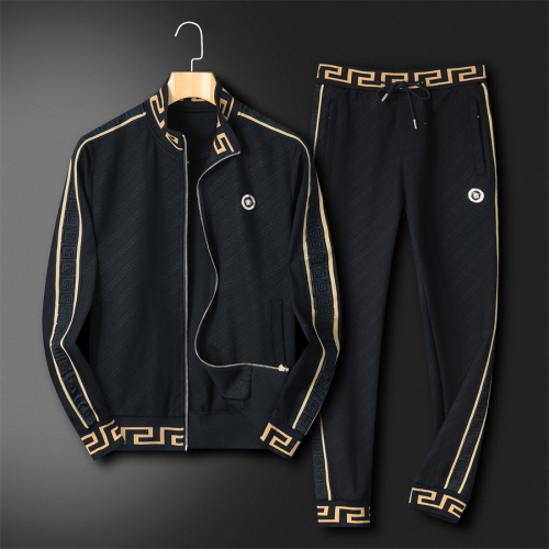 Wholesale Versace Tracksuits Long Sleeved For Men #1259642 $92.00 USD, Wholesale Quality Replica Versace Tracksuits