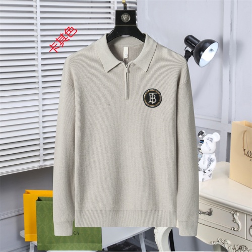 Wholesale Burberry Fashion Sweaters Long Sleeved For Men #1259706 $52.00 USD, Wholesale Quality Replica Burberry Fashion Sweaters