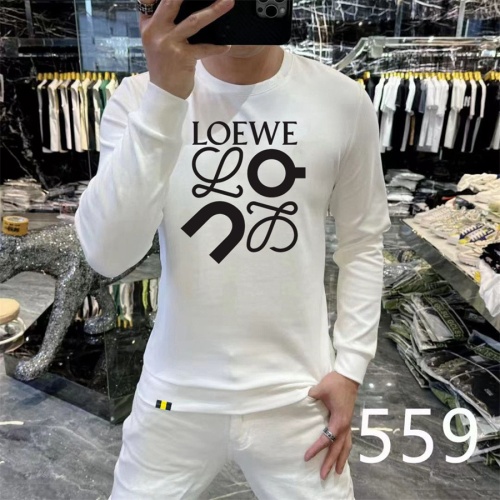 Wholesale LOEWE Hoodies Long Sleeved For Men #1259776 $48.00 USD, Wholesale Quality Replica LOEWE Hoodies