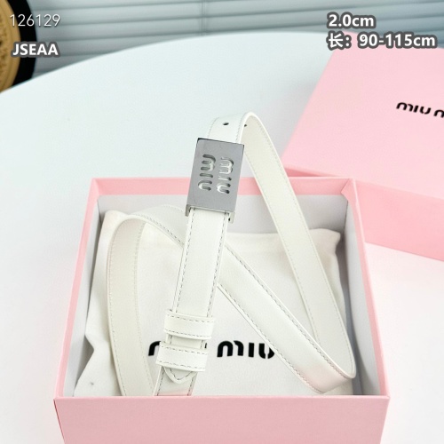 Wholesale MIU MIU AAA Quality Belts For Women #1259931 $45.00 USD, Wholesale Quality Replica MIU MIU AAA Quality Belts