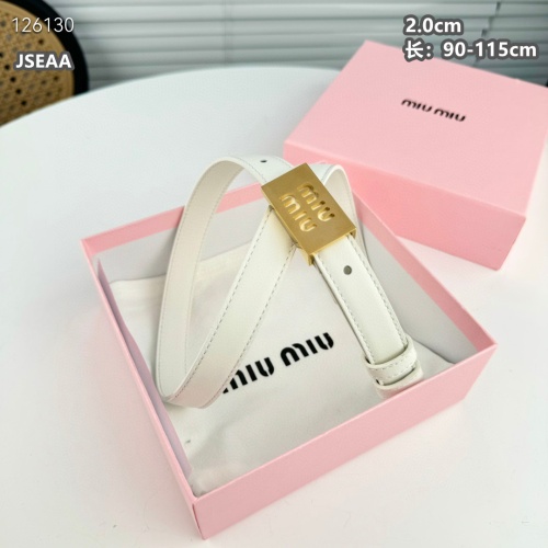 Wholesale MIU MIU AAA Quality Belts For Women #1259933 $45.00 USD, Wholesale Quality Replica MIU MIU AAA Quality Belts