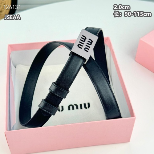 Wholesale MIU MIU AAA Quality Belts For Women #1259934 $45.00 USD, Wholesale Quality Replica MIU MIU AAA Quality Belts