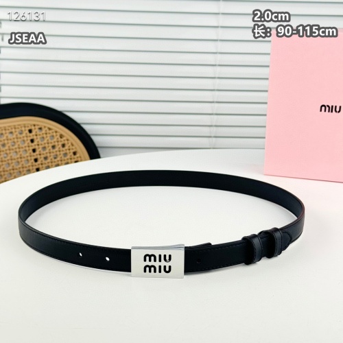 Replica MIU MIU AAA Quality Belts For Women #1259934 $45.00 USD for Wholesale